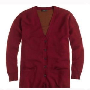 J.Crew merino wool long cardigan